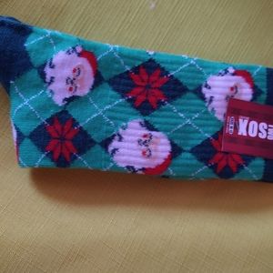 LAST DAY....Men's Santa Socks Size 10-13